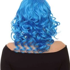 HPO Men's California Girl Curls Womens Wig Collections | Medium Glamour Cosplay Halloween Wig | Premium Breathable Capless Cap