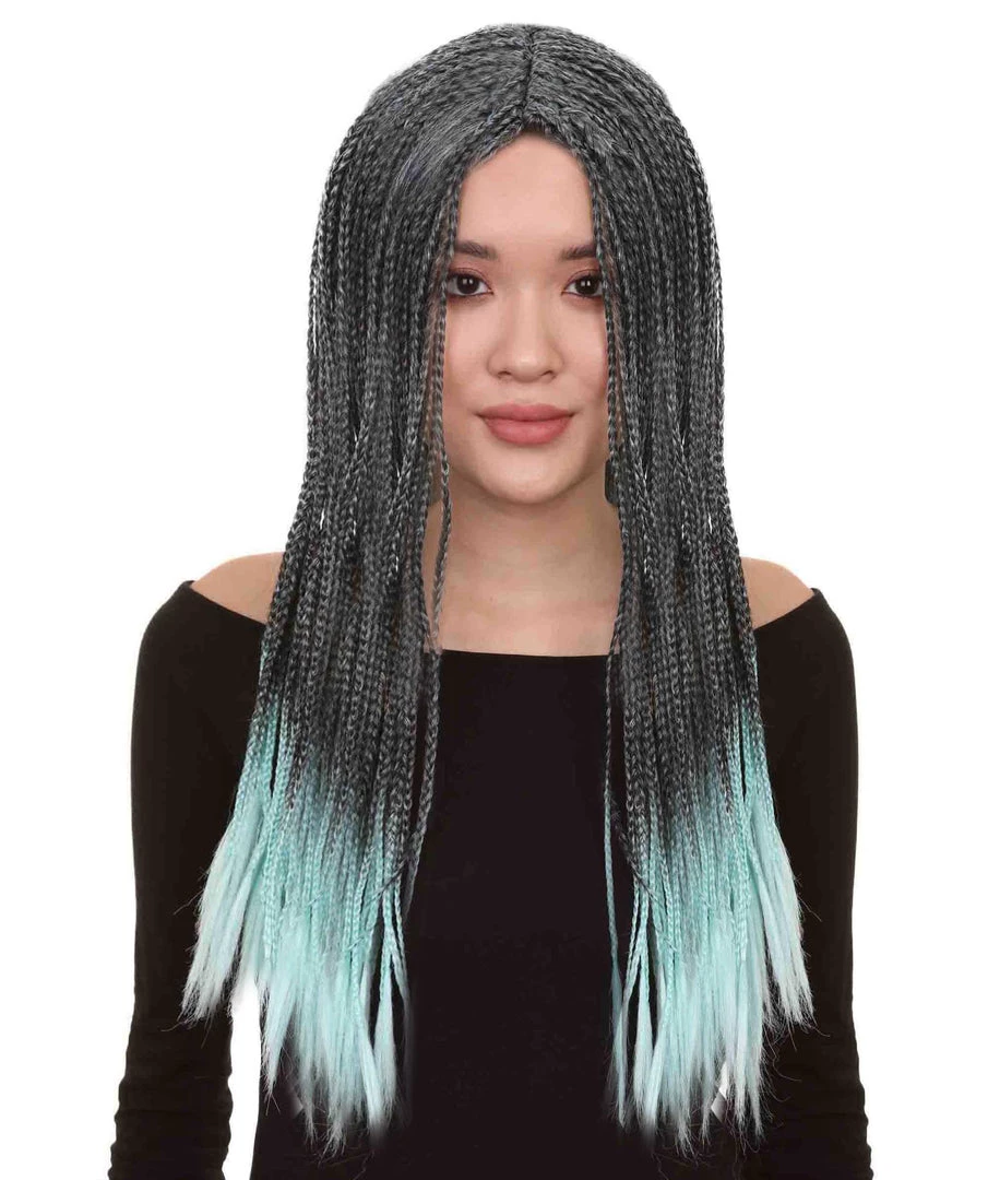 HPO Long Women Braid Cosplay Wig | Premium Breathable Capless Cap Women's