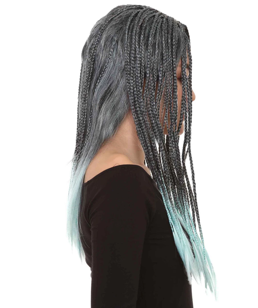 HPO Long Women Braid Cosplay Wig | Premium Breathable Capless Cap Women's