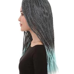 HPO Long Women Braid Cosplay Wig | Premium Breathable Capless Cap Women's