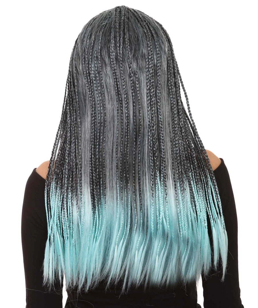 HPO Long Women Braid Cosplay Wig | Premium Breathable Capless Cap Women's