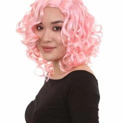 HPO Men's California Girl Curls Womens Wig Collections | Medium Glamour Cosplay Halloween Wig | Premium Breathable Capless Cap