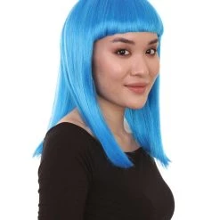 HPO Womens Bob Wig | Glamour Medium Bob Cosplay Halloween Wig | Premium Breathable Capless Cap