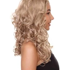 HPO Blonde Bombshell Womens Wig | Fashion Glamour Cosplay Halloween Wig | Premium Breathable Capless Cap Men's