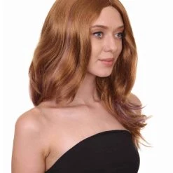 HPO Supermodel Womens Wig | Natural Looking Glamour Gold Blonde Wig | Premium Breathable Capless Cap Men's