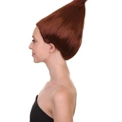 HPO Women Dwarf Wigs Dark Brown | Premium Breathable Capless Cap Women's