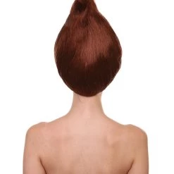 HPO Women Dwarf Wigs Dark Brown | Premium Breathable Capless Cap Women's