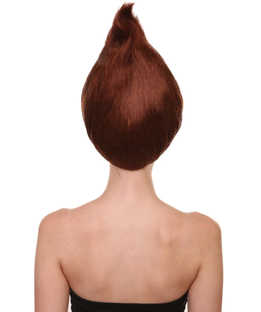 HPO Women Dwarf Wigs Dark Brown | Premium Breathable Capless Cap Women's