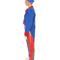 HPO Adult Men's Deluxe Clown Costume | Multi Color Cosplay Costume