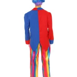HPO Adult Men's Deluxe Clown Costume | Multi Color Cosplay Costume