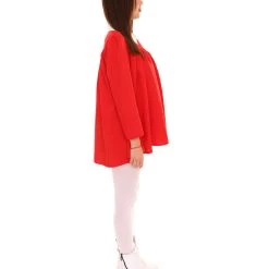 HPO Adult Women's Sleeves Dress Celebrity Costume | Red Cosplay Costume