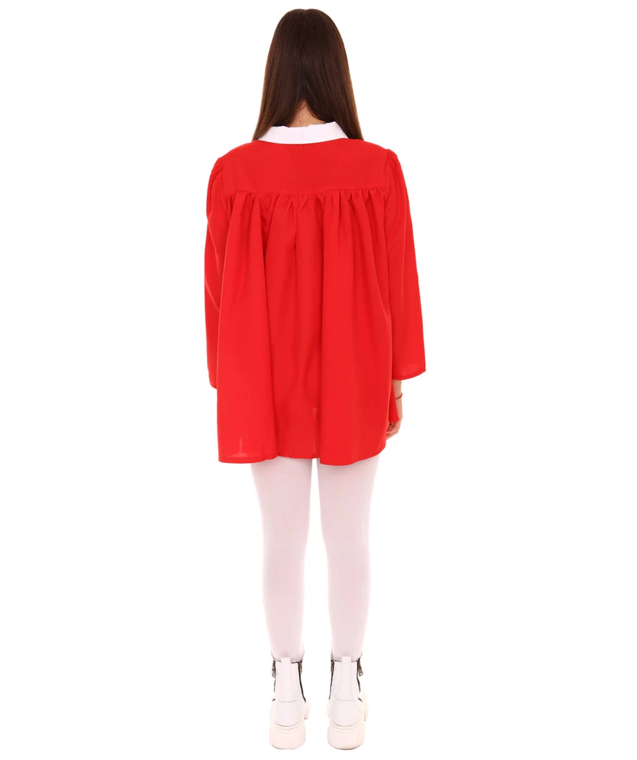 HPO Adult Women's Sleeves Dress Celebrity Costume | Red Cosplay Costume