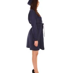 HPO Adult Women's Flirty Cop Uniform Costume | Blue Cosplay Costume