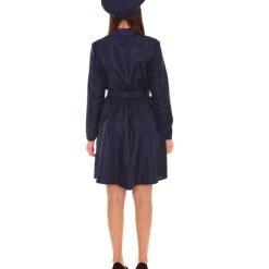 HPO Adult Women's Flirty Cop Uniform Costume | Blue Cosplay Costume