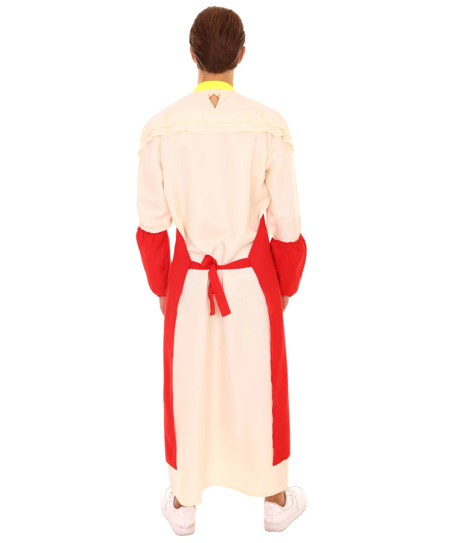 HPO Adult Men's Lab Technician TV/Movie Costume | Multi Cosplay Costume