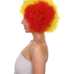 FLAGWIGS Senegal Flag Sport Afro Halloween Wig Women's