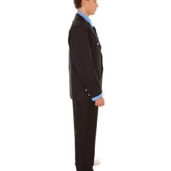 HPO Adult Men's Pirate Suit Costume | Black Cosplay Costume