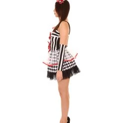 HPO Adult Women's Creepy Clown Scary Costume | Multi Halloween Costume