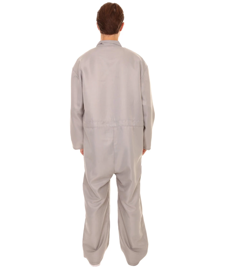 HPO Adult Men's Masked Madman Killer Costume | Slate Halloween Costume