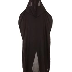 HPO Adult Men's Hooded Robe Costume | Black Halloween Costume