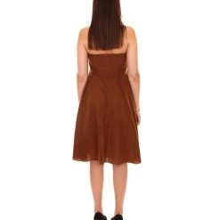 HPO Adult Women's Poop Emoji Dress Funny Costume | Brown Halloween Costume