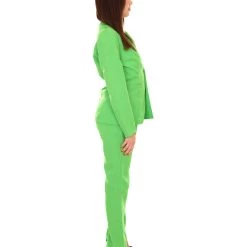 HPO Adult Women's EXCLUSIVE! Deluxe Singer Party Suit Costume | Lt. Green Cosplay Costume