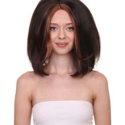 HPO Womens Vegas Girl Wig | Plus Size Sexy Cosplay Party Halloween Wig | Premium Breathable Capless Cap