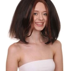 HPO Womens Vegas Girl Wig | Plus Size Sexy Cosplay Party Halloween Wig | Premium Breathable Capless Cap