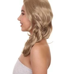 HPO Women's TV Movie Character Wig | Dark Blonde Wigs | Premium Breathable Capless Cap