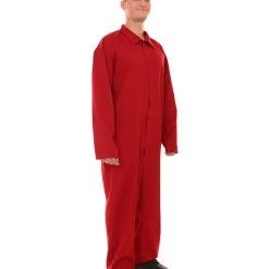 HPO Adult Men's Masked Madman Costume | Brown Cosplay Costume