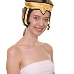 HPO Women's TV Movie Super Hero Wig | Dark Blonde Wigs | Premium Breathable Capless Cap