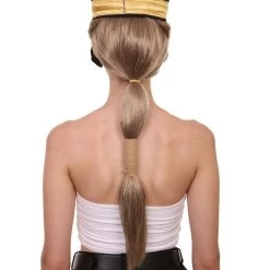 HPO Women's TV Movie Super Hero Wig | Dark Blonde Wigs | Premium Breathable Capless Cap