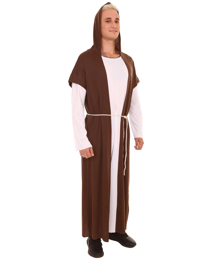 HPO Adult Men's Joseph Religious Costume | Brown And White Cosplay Costume