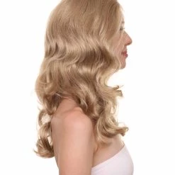 HPO Women's TV Movie Wig | Golden Blonde Wig | Premium Breathable Capless Cap