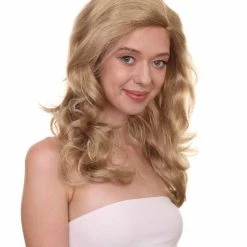 HPO Women's TV Movie Wig | Golden Blonde Wig | Premium Breathable Capless Cap