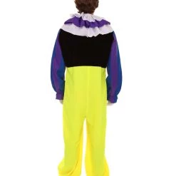 HPO Adult Men's Clown Jumpsuit Costume | Multicolor Cosplay Costume