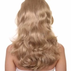 HPO Women's TV Movie Wig | Golden Blonde Wig | Premium Breathable Capless Cap