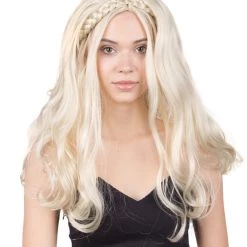 BC Earth Angel | Women's Blonde Color Wavy Medium Length Trendy Earth Angel Wig