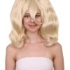 HPO Womens Superheros Ponytail Wig | Blonde Harley Quinn TV/Movie Wigs | Premium Breathable Capless Cap