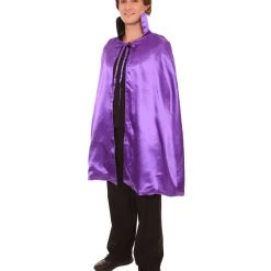 HPO Adult Men's Reversible Vampire Cape Costume | Multiple Color Options Halloween Costume