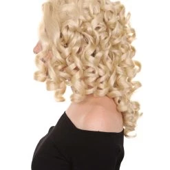 HPO Goldilocks Womens Wig | Medium Curly Stage/Event Fancy Halloween Wig | Premium Breathable Capless Cap