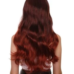 HPO Dreamgirl Womens Wig | Brown Celebrity Star Halloween Wig | Premium Breathable Capless Cap Women's