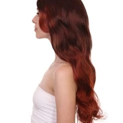 HPO Dreamgirl Womens Wig | Brown Celebrity Star Halloween Wig | Premium Breathable Capless Cap Women's