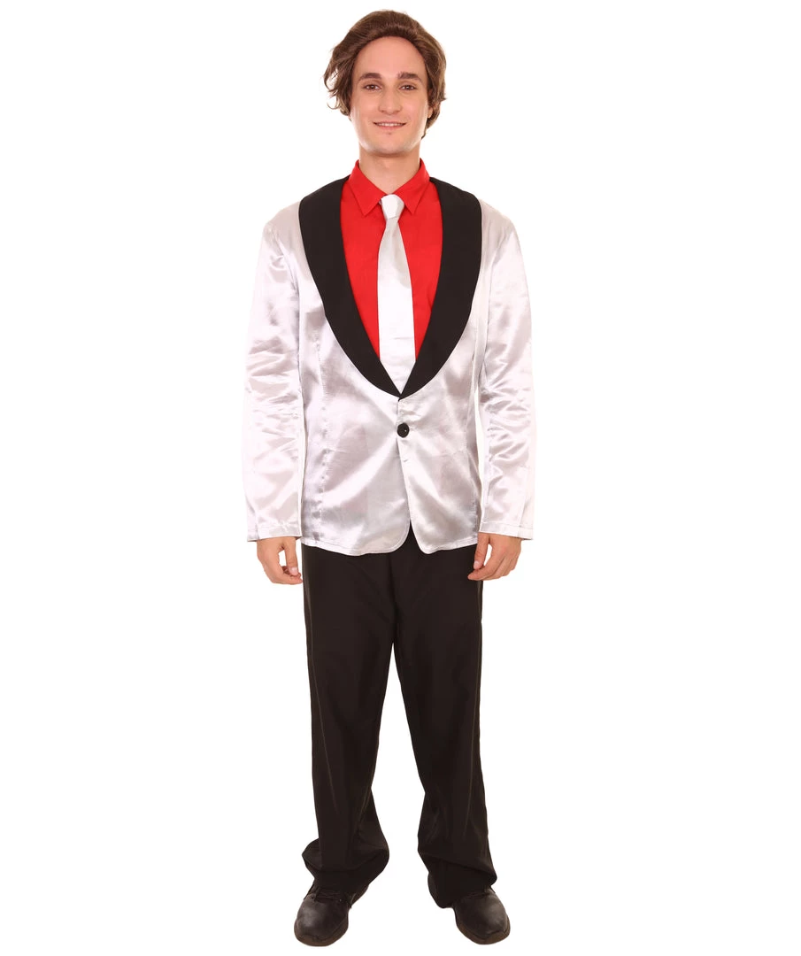 HPO Adult Men's Clown Suit Costume | Multi Color Cosplay Costume