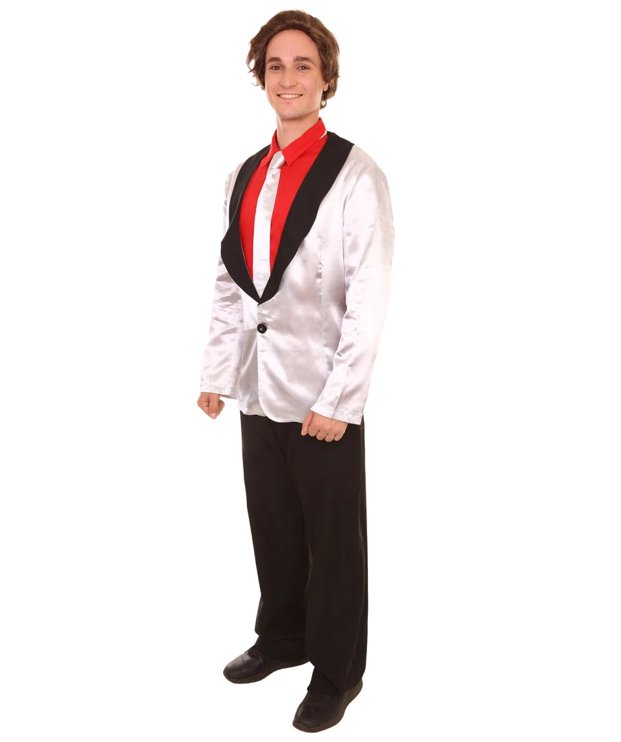 HPO Adult Men's Clown Suit Costume | Multi Color Cosplay Costume