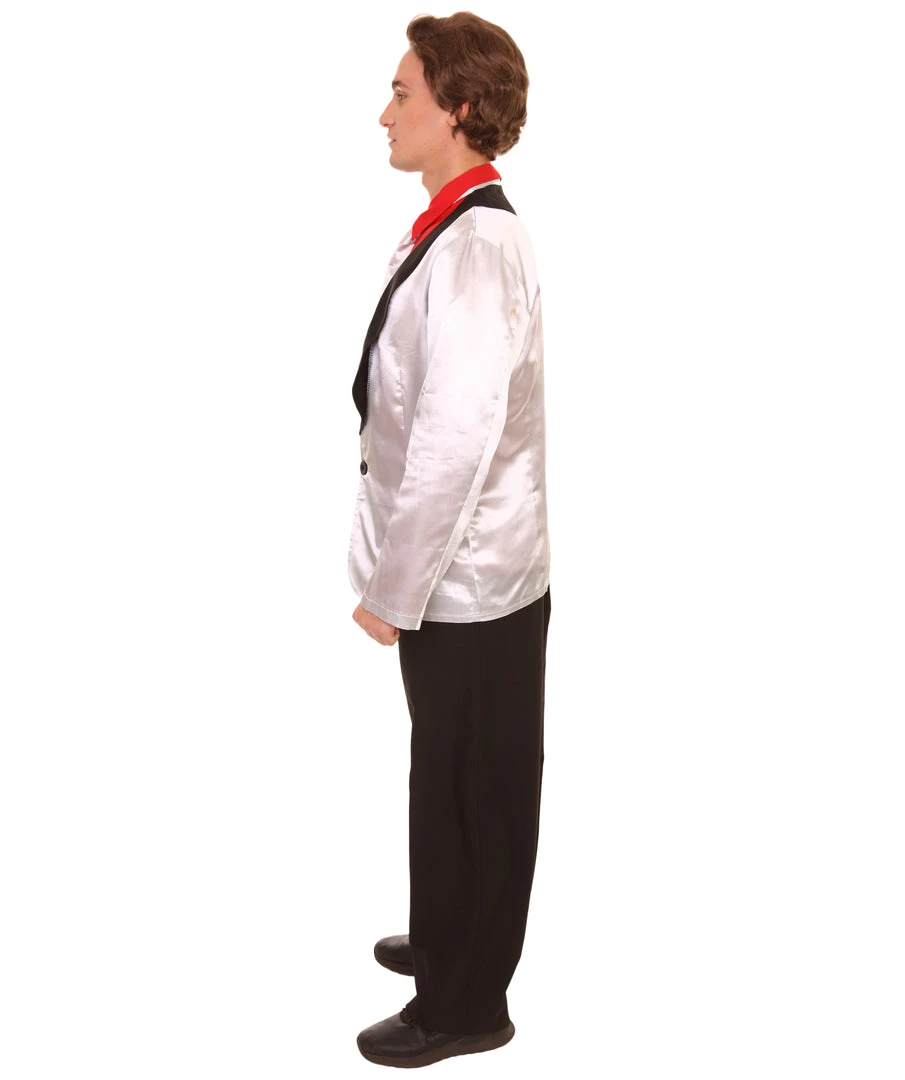 HPO Adult Men's Clown Suit Costume | Multi Color Cosplay Costume