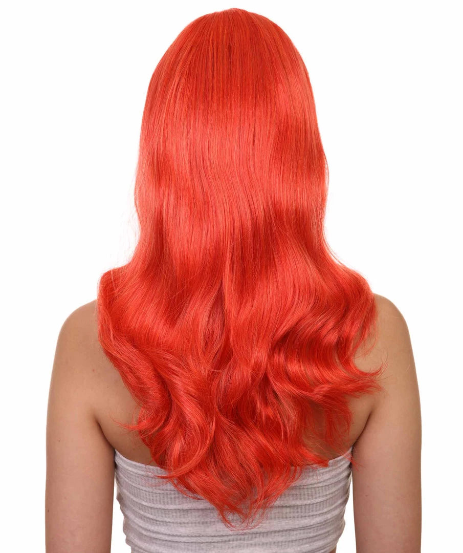 HPO Women's TV Movie Super Hero Wig | Red Wigs | Premium Breathable Capless Cap