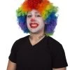 BC Clown Collection | Men's Multi Color Curly Afro Clown Wig