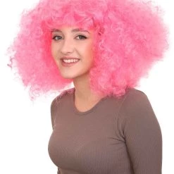 HPO Naomi Watanabe Japanese Actress Afro Wig | Premium Breathable Capless Cap Multiple Colors Women's
