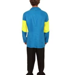 FLAGWIGS Adult Men's Sweden Flag Jacket Costume | Patriotic Cosplay Costume